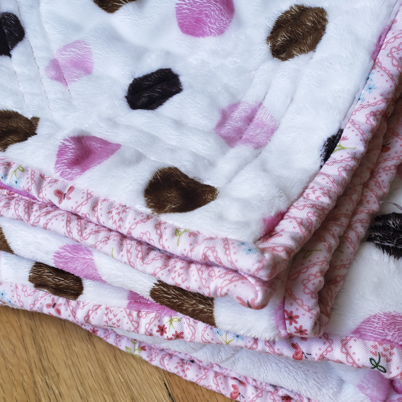 Big log cabin binding close up Big log cabin binding close up